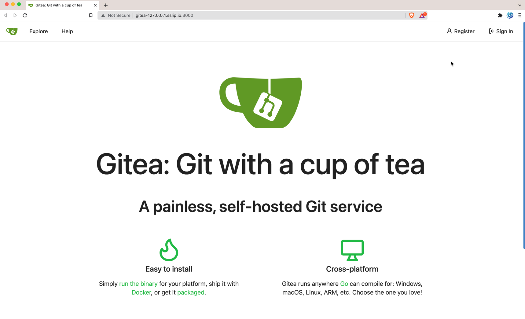 Gitea Home